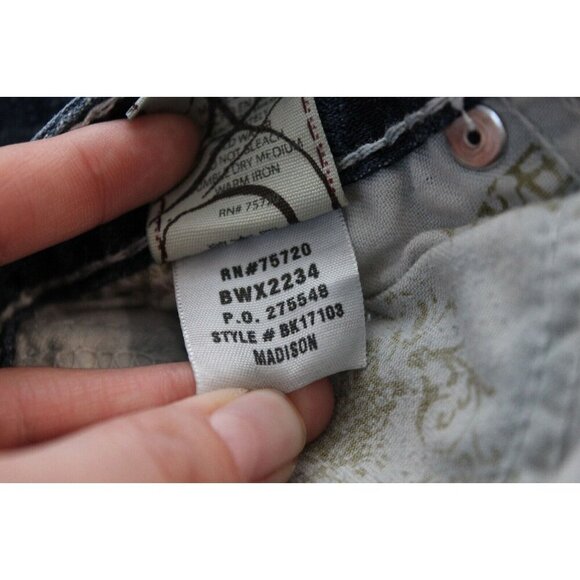 BKE Madison Capri Size 25 Denim Western Rodeo Southwestern Festival Embroidered - Picture 14 of 14